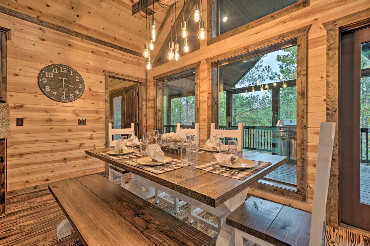 Broken Bow Cabin Deck With Hot Tub And Pool Table! Luaran gambar